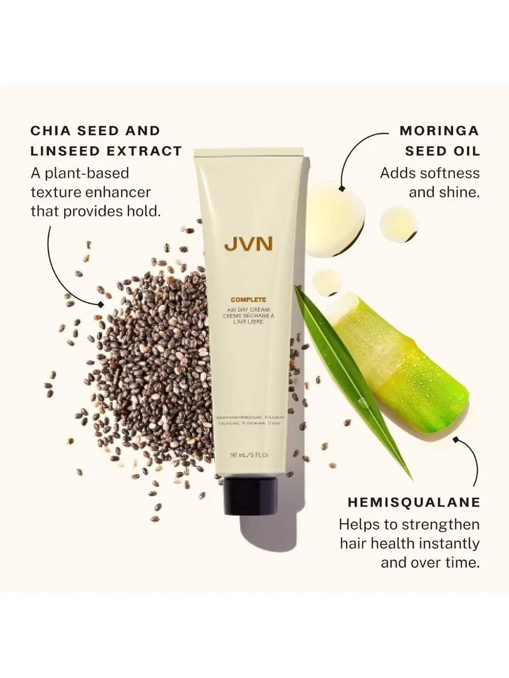 NEW! JVN Hair COMPLETE Air Dry Cream- Full Size $28